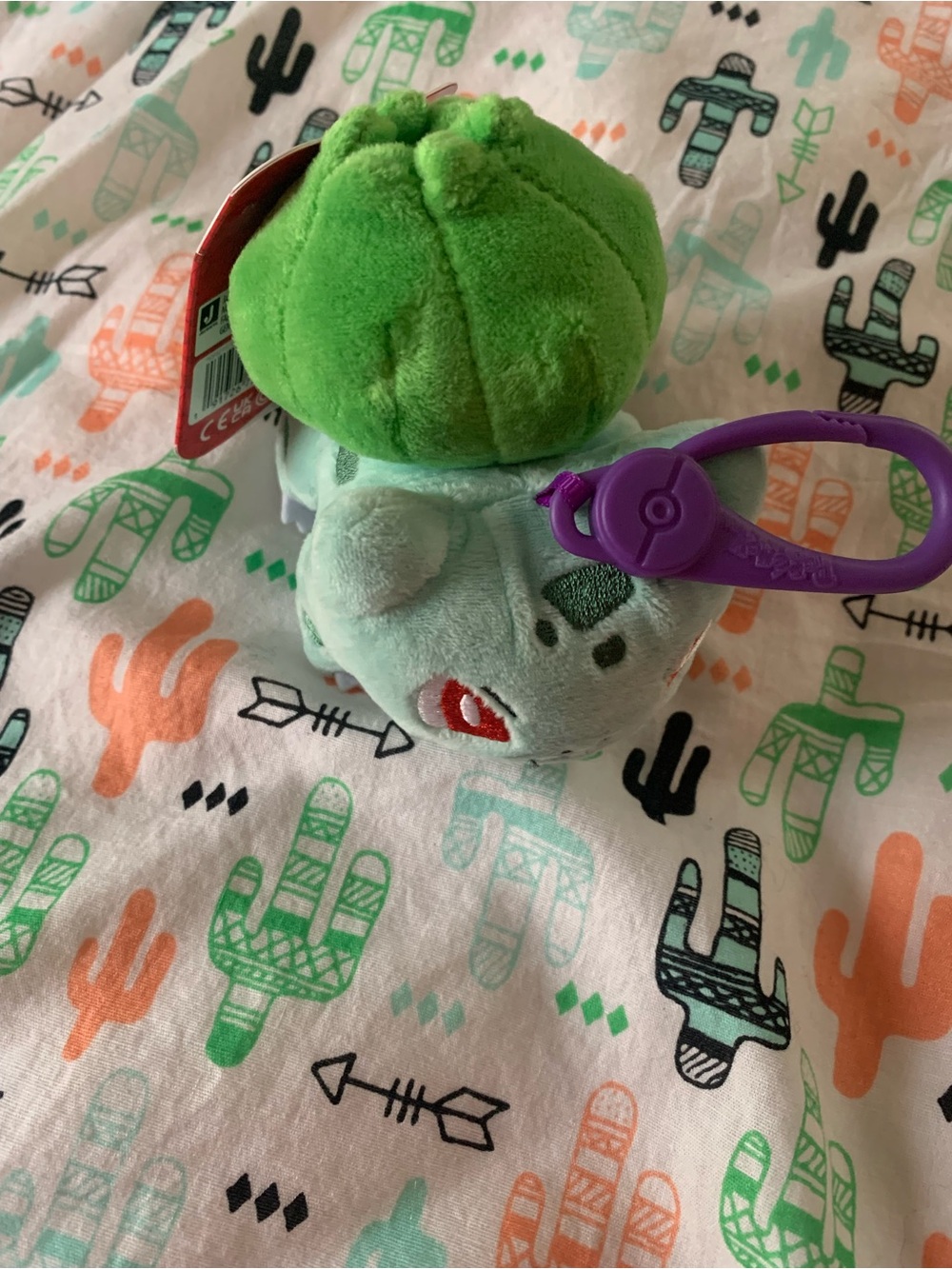 Bulbasaur Plush Clip-On - Green Pokémon Keychain